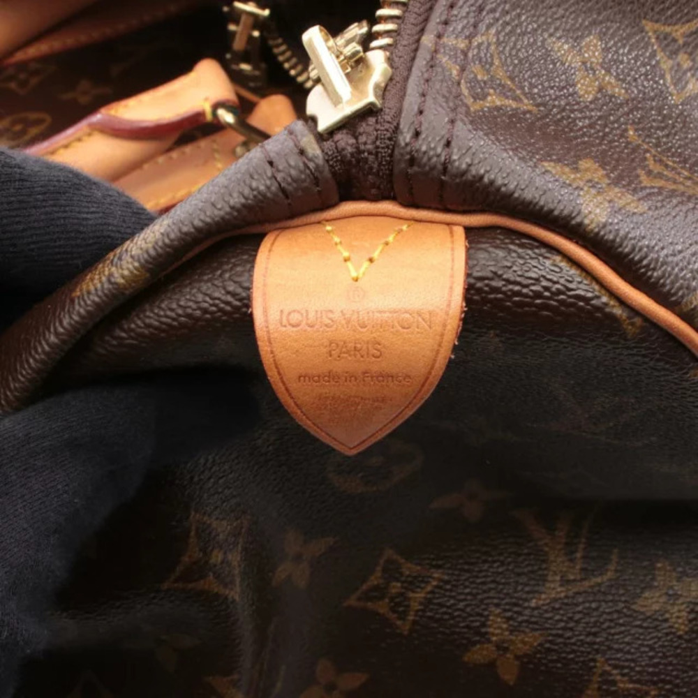 Louis Vuitton Keepall Boston Bag Canvas Leather Monogram Brown - Picture 4 of 7